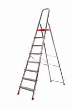 SICOS, Scala Domestica in alluminio, GOLDEN PLUS 8 GRADINI, 1 Tronco di Salita