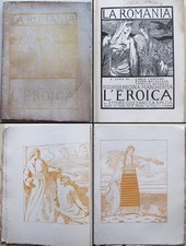 LA ROMANIA - Ed. L'EROICA di Cozzani, 1918 Splendide tavole di Charles DOUDELET*