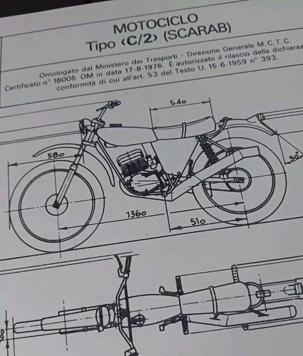 Moto ancillotti scarab 125 - ancillotti,