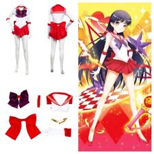 Costume cosplay Sailor Moon Hino Rei Halloween travestimento festa uniforme vestito