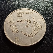 Monete Estero Svizzera 5 Franchi Commemorativi 1989 Cupronichel Lotto 128 