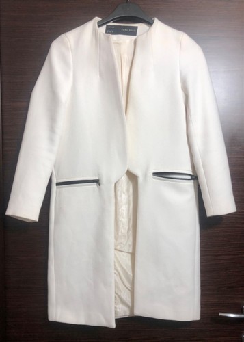 Cappotto bianco marca - , zara