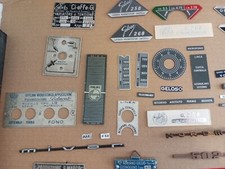 Targhette indicatrici e fregi per Registratori a Geloso e altre apparecciature