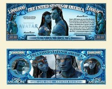 AVATAR BILLET MILLION DOLLAR US Collector James Cameron Pandora Na'vis Film SF 2