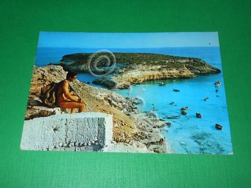 Cartolina lampedusa isola - lampedusa,