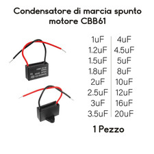 Condensatore di marcia spunto