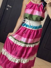 Vestito Lungo Donna In Raso