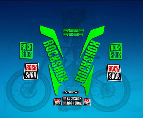 Adesivi stickers forcella - adesivi, rock