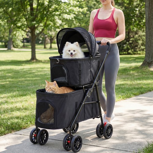 Passeggino per cani 2in1 - per,