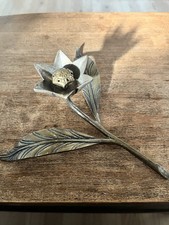 Ancien cendrier fleur en