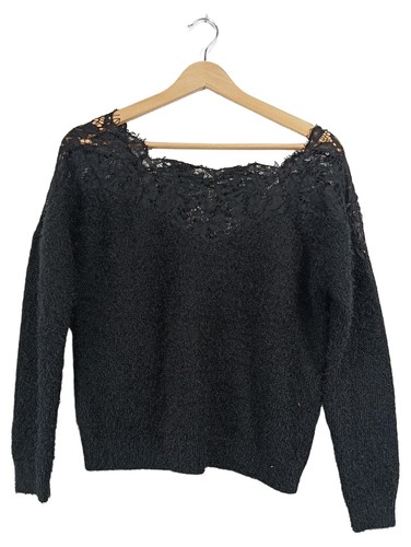 Only maglione donna pizzo - donna, nero