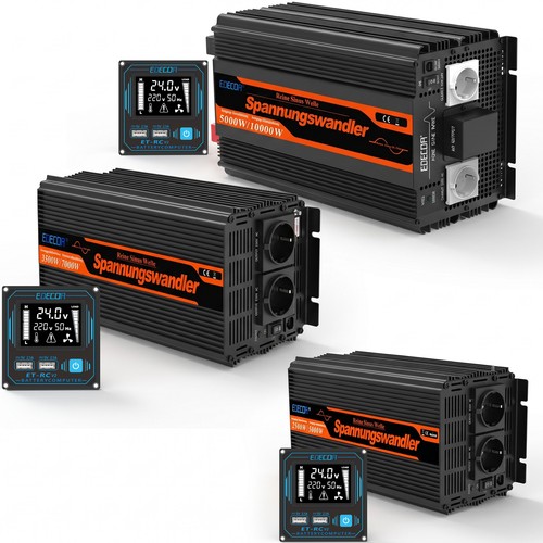 Edecoa inverter onda pura - pura, 24v