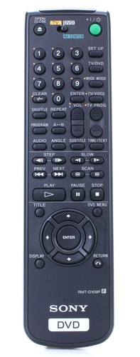 Sony rmt d109p - rmt-d109p, telecomando