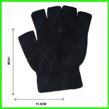 GUANTI MEZZE SENZA LE DITA TAGLIATI INVERNALI DA UOMO DONNA UNISEX MEZZO DITO