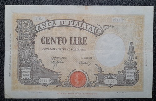 100 lire grande - i., )