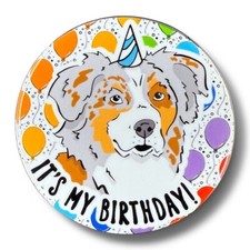 Spilla compleanno cane pastore