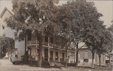 Cartolina fotografica Irving House North Hero Vermont North Hero 1910s RPPC