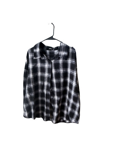 Shein lune plus plaid nero - plaid,