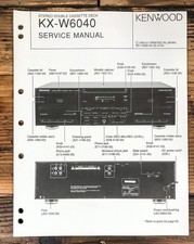 Kenwood KX-W6040 Manuale di