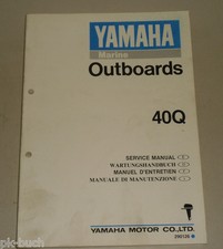 Manuale Di Officina Yamaha Fuoribordo Motore Marine Outboards 40Q Stand 08/1990