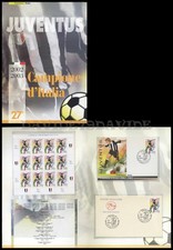 ITALIA 2003 - FOLDER FILATELICO - JUVENTUS CAMPIONE D'ITALIA 2002 2003 SCUDETTO