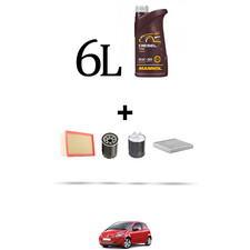 HOFFCAR Kit tagliando 4 FILTRI