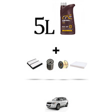 HOFFCAR Kit tagliando 4 FILTRI