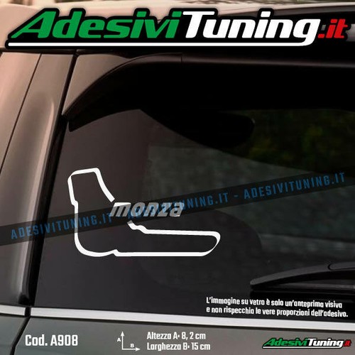 Adesivo circuito pista monza - circuito,