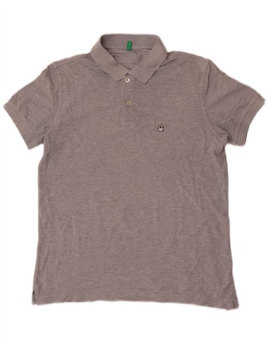 Polo uomo benetton grigio - polo,