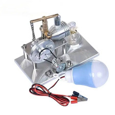 Generatore Motore Stirling Modello Lega Fisica Vapore Esperimento Giocattolo