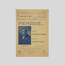 Spartito Pienzece… Versi Cimino musica Scuotto canzone napoletana