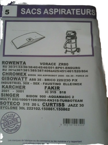 Paquet pour aspirateur - ,