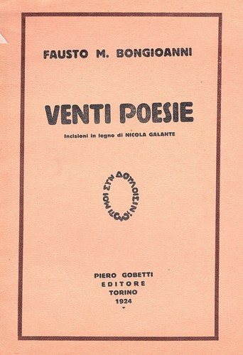 Venti poesie incisioni - poesie., in