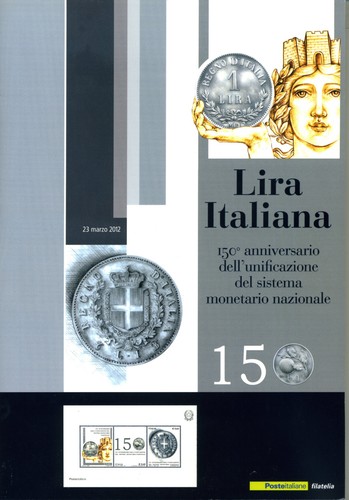 Folder italia 2012 lira - folder,