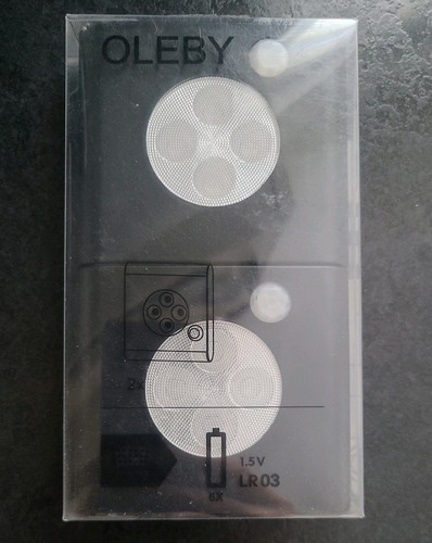 Coppia luci ikea oleby - ikea,