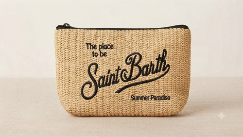Pochette saint barth - pochette, rafia