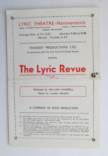 Programma teatro the lyric - -,