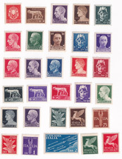 1929-42 Italia Regno Imperiale fasci nuova completa ordinaria e aerea MNH**