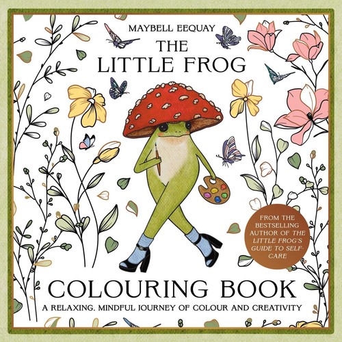 The little frog colouring - frog, book