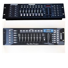 MIXER CENTRALINA LUCI DMX CONTROLLER FARI PAR LED TESTE MOBILI STROBO 192 CH