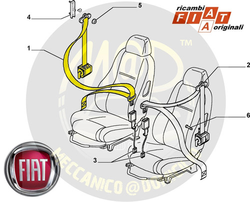 Original oem 735323435 cintura - 735323435,