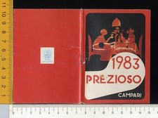 B3] CALENDARIO TASCABILE PUBBLICITARIO CAMPARI PREZIOSO 1983