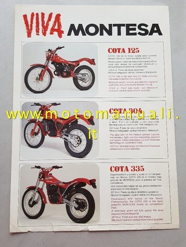 Montesa produzione modelli