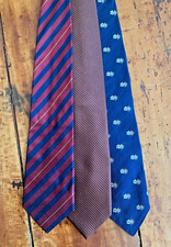 Lotto di 3 cravatte vintage di