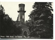 monza villa reale la torretta vecchia cartolina spedita nel 1963