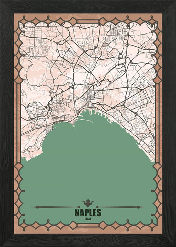 Mappa della città - , napoli
