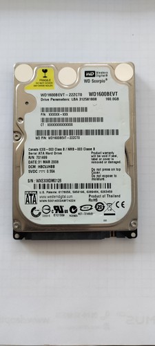 Hard disk sata - sata, western