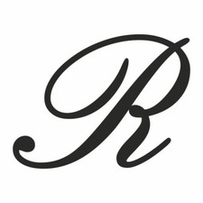 adesivo PRESPAZIATO LETTERA  R