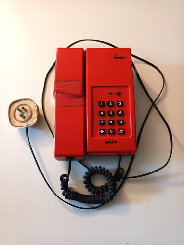 Telefono sip duetto rosso - sip,