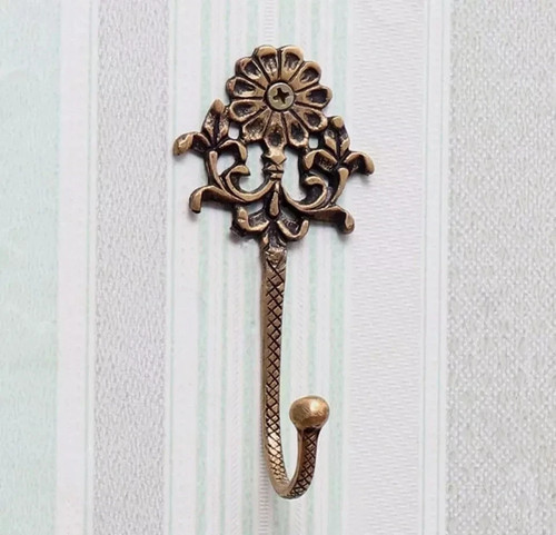 Antico appendiabiti ottone - antico,